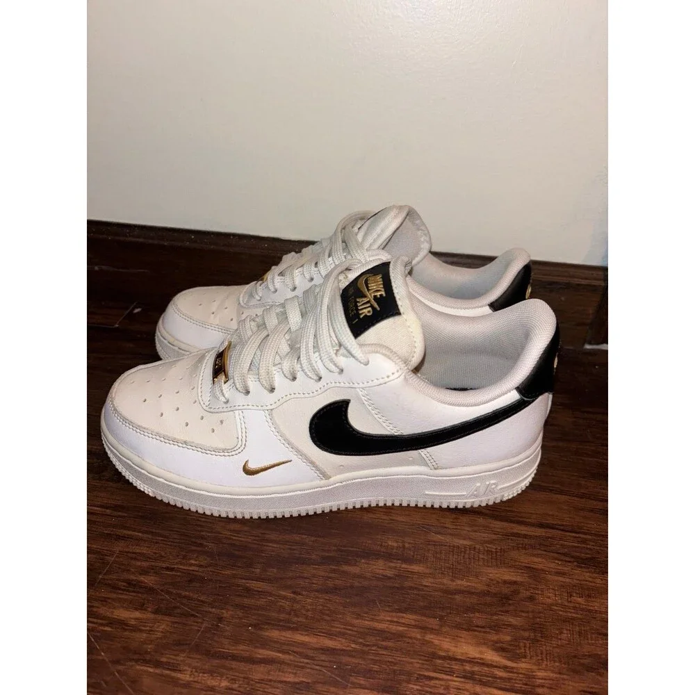 Nike Air Force 1 Low White Gold Sneakers